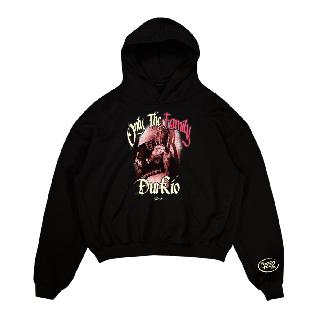 OTF 7220 TOUR HOODIE 1500x1500 FRONT BLK1 - Lil Durk Store