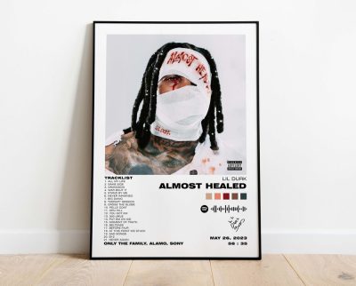 Almost Healed Lil Durk Album Cover Wall Art